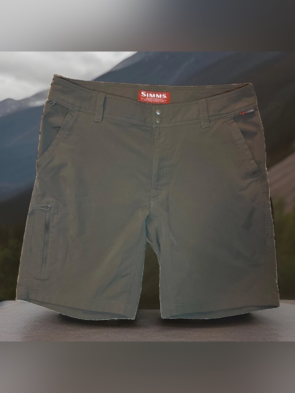 Simms Shorts Men’s Size 32 Brown Hiking And Fishing Shorts
